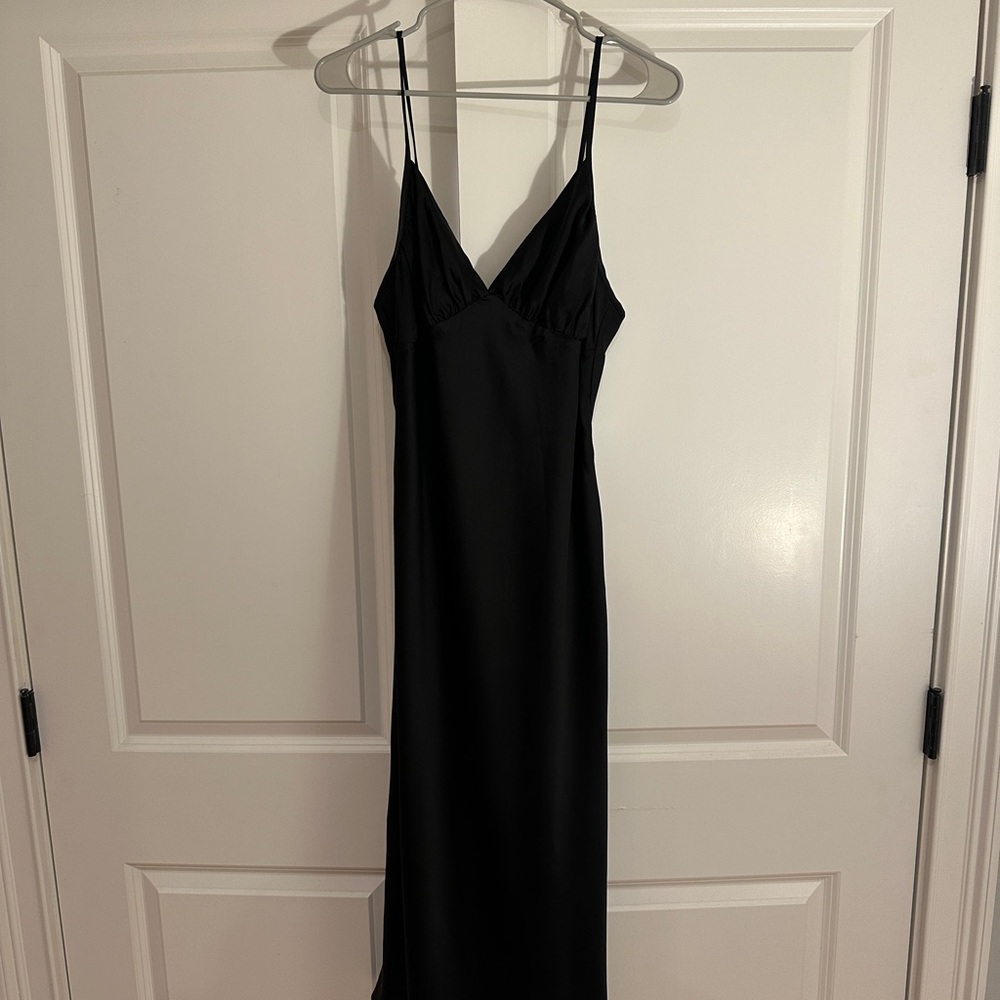 Abercrombie Black Spaghetti Strap Dress